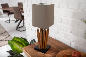 Designová dřevěná stolní lampa - Viorell Invicta Interior
