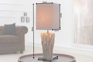 Designová dřevěná stolní lampa - Viorell Invicta Interior