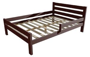 Vomaks Dětská postel se zábranou VMK011C KIDS Rozměr: 120 x 200 cm, Barva: moření dub