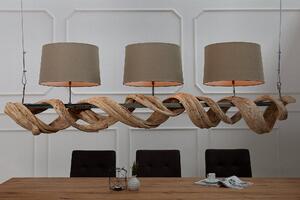 Designový dřevěný lustr - Messe Invicta Interior