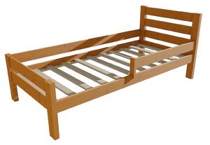 Vomaks Dětská postel se zábranou VMK011C KIDS Rozměr: 120 x 200 cm, Barva: moření dub