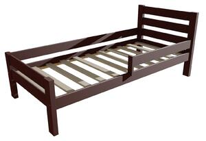 Vomaks Dětská postel se zábranou VMK011C KIDS Rozměr: 90 x 160 cm, Barva: moření ořech