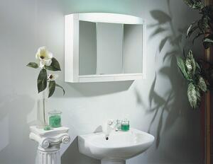Jokey Plastové skříňky SWING Zrcadlová skříňka (galerka) - bílá - š. 76 cm, v. 58 cm, hl. 18 cm 186413220-0110