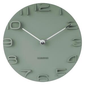 NÁSTĚNNÉ HODINY zelená 42/42/5 cm Karlsson - Nástěnné hodiny, Online Only