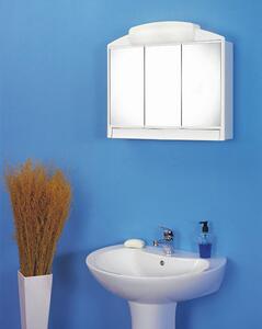 Jokey Plastové skříňky RANO Zrcadlová skříňka (galerka) - bílá - š. 59 cm, v. 51 cm, hl. 16 cm 185413020-0110