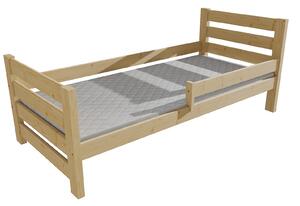 Vomaks Dětská postel se zábranou VMK011E KIDS Rozměr: 120 x 200 cm, Barva: barva růžová