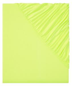 Livarno home Žerzejové napínací prostěradlo, 90-100 x 200 cm (limetková) (100390243001)