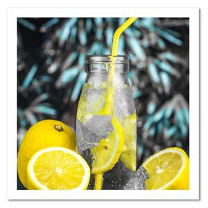 Obraz na plátně Nápoj a citrony Rozměry: 30 x 30 cm