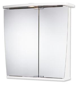 Jokey MDF skříňky NUMA LED Zrcadlová skříňka (galerka) - bílá - š. 58 cm, v. 59,5 cm, hl. 22 cm 111912320-0110