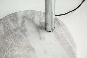Designová kovová stojací lampa bílá - Boro Invicta Interior