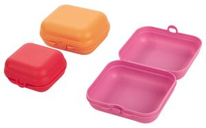Livarno home Sada svačinových boxů, 3dílná (krabička na oběd s, s, xl) (100390251001)