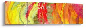 Obraz abstrakce - malba (170x50 cm)
