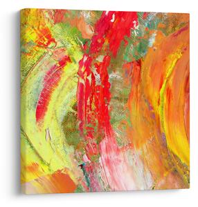 Obraz abstrakce - malba (30x30 cm)