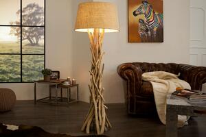Designová dřevěná lampa přírodní - Feld Invicta Interior