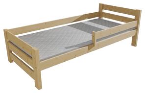 Vomaks Dětská postel se zábranou VMK012D KIDS Rozměr: 70 x 160 cm, Barva: surové dřevo