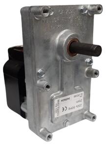 Motor pro regulaci otáček, rychlost: 2 otáčky za minutu, průměr hřídele: 9,5 mm, určený pro peletové kamna a krby