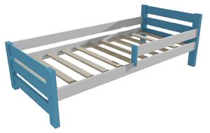 Vomaks Dětská postel se zábranou VMK012D KIDS Rozměr: 120 x 200 cm, Barva: barva bílá