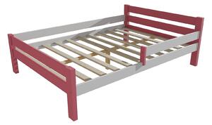 Vomaks Dětská postel se zábranou VMK012C KIDS Rozměr: 120 x 200 cm, Barva: barva růžová