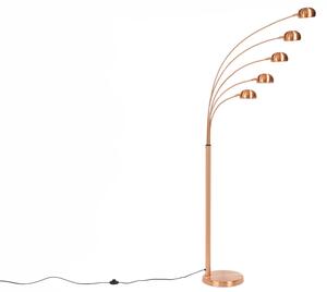 Designová kovová stojací lampa měděná - Arae Invicta Interior