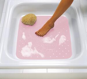 Ridder Koupelnové předložky Protiskluzová podložka do sprchy PLATFUS - růžová - 54 x 54 cm 67282