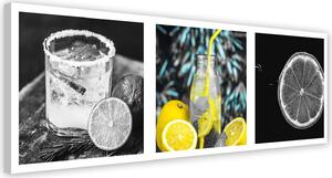 Obraz na plátně Lemon frenzy Rozměry: 90 x 30 cm