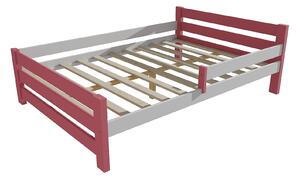 Vomaks Dětská postel se zábranou VMK012D KIDS Rozměr: 120 x 200 cm, Barva: barva šedá + bílá