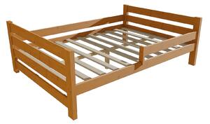 Vomaks Dětská postel se zábranou VMK012E KIDS Rozměr: 70 x 160 cm, Barva: moření dub