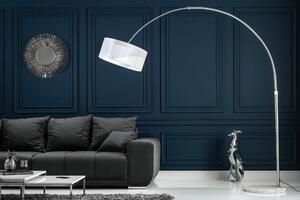 Designová kovová stojací lampa bílá - Circini Invicta Interior