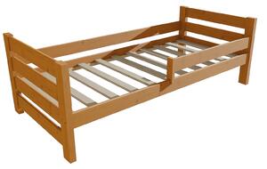Vomaks Dětská postel se zábranou VMK012E KIDS Rozměr: 70 x 160 cm, Barva: moření olše
