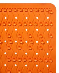 Ridder Koupelnové předložky Protiskluzová podložka do vany PLAYA - oranžová - 38 x 80 cm 68314