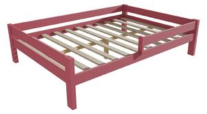 Vomaks Dětská postel se zábranou VMK013C KIDS Rozměr: 70 x 160 cm, Barva: barva růžová