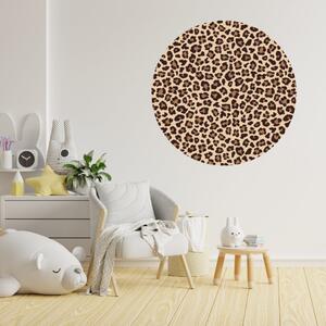 PIPPER. Kruhová samolepka na zeď "Leopardí vzor" Velikost: 100cm
