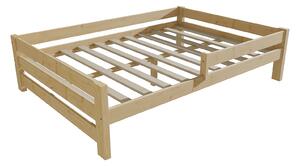 Vomaks Dětská postel se zábranou VMK013D KIDS Rozměr: 80 x 160 cm, Barva: surové dřevo