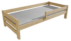 Vomaks Dětská postel se zábranou VMK013D KIDS Rozměr: 90 x 160 cm, Barva: bezbarvý lak