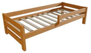 Vomaks Dětská postel se zábranou VMK013D KIDS Rozměr: 80 x 180 cm, Barva: surové dřevo