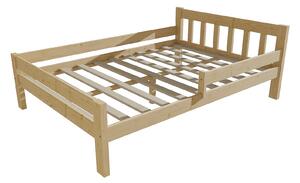 Vomaks Dětská postel se zábranou VMK015C KIDS Rozměr: 90 x 160 cm, Barva: barva bílá