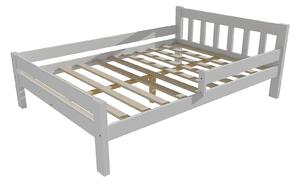 Vomaks Dětská postel se zábranou VMK015C KIDS Rozměr: 90 x 160 cm, Barva: barva šedá + bílá