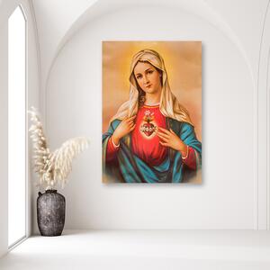 Obraz na plátně Srdce Panny Marie Rozměry: 40 x 60 cm