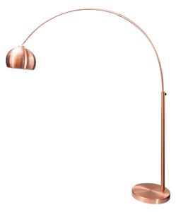 Designová kovová stojací lampa zlatohnědá - Caeli Invicta Interior