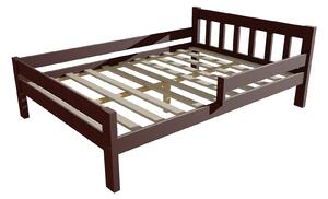 Vomaks Dětská postel se zábranou VMK015C KIDS Rozměr: 90 x 160 cm, Barva: barva šedá + bílá