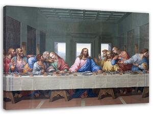 Obraz na plátně Úryvek díla Poslední večeře - Leonardo da Vinci, reprodukce Rozměry: 60 x 40 cm