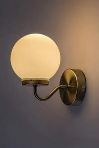Rabalux 1302 TOGO - Nástěnné svítidlo do koupelny v retro stylu v bronzové barvě, 1 x E14, IP44 (Nástěnná koupelnová lampa bez vypínače)