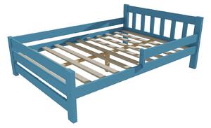 Vomaks Dětská postel se zábranou VMK015D KIDS Rozměr: 90 x 160 cm, Barva: moření dub
