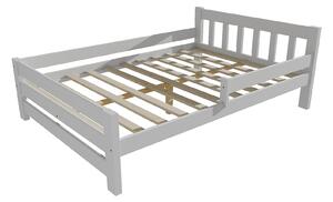 Vomaks Dětská postel se zábranou VMK015D KIDS Rozměr: 80 x 160 cm, Barva: bezbarvý lak