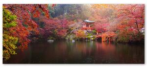 Obraz na plátně Japonsko v podzimních barvách Rozměry: 90 x 30 cm