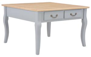 Konferenční stolek šedý 80 x 80 x 50 cm dřevo