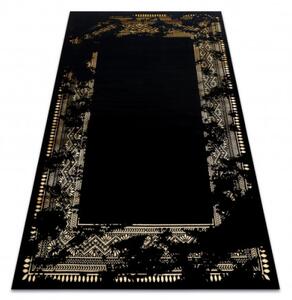 Koberec GLOSS 408C 86 Glamour - černý, zlatý