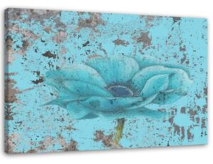 Obraz Mořská květina retro Velikost: 60 x 40 cm, Provedení: Obraz na plátně