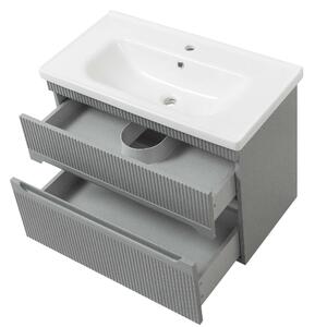 Lavedo Aria Air Grey 65 koupelnová skříňka s umyvadlem