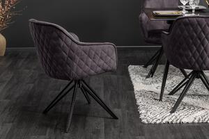 Designová dřevěná kuchyňská židle šedá: Camprestre II Invicta Interior